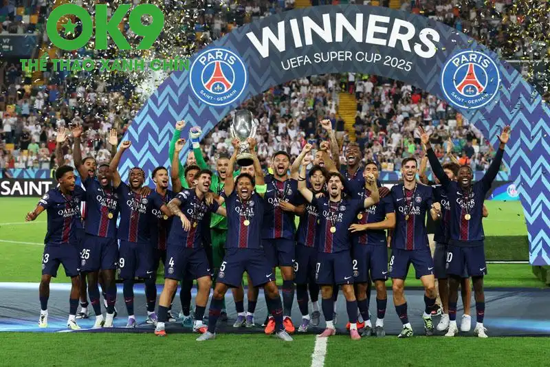 PSG gặp nhiều khó khăn để giành Siêu cúp châu Âu 2025 - Ảnh: @uefa PSG gặp nhiều khó khăn để giành Siêu cúp châu Âu 2025 - Ảnh: @uefa