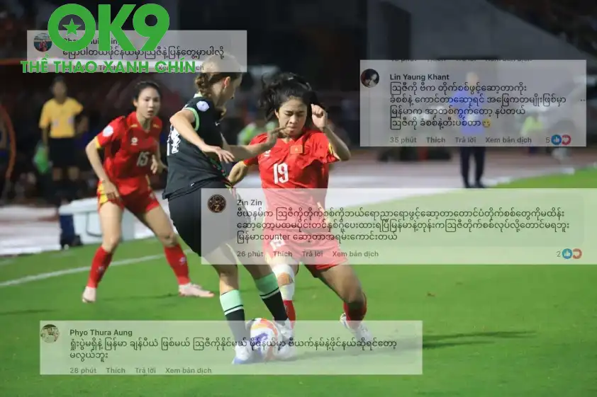 CĐV Myanmar vẫn đánh giá cao năng lực của ĐT nữ Việt Nam CĐV Myanmar vẫn đánh giá cao năng lực của ĐT nữ Việt Nam